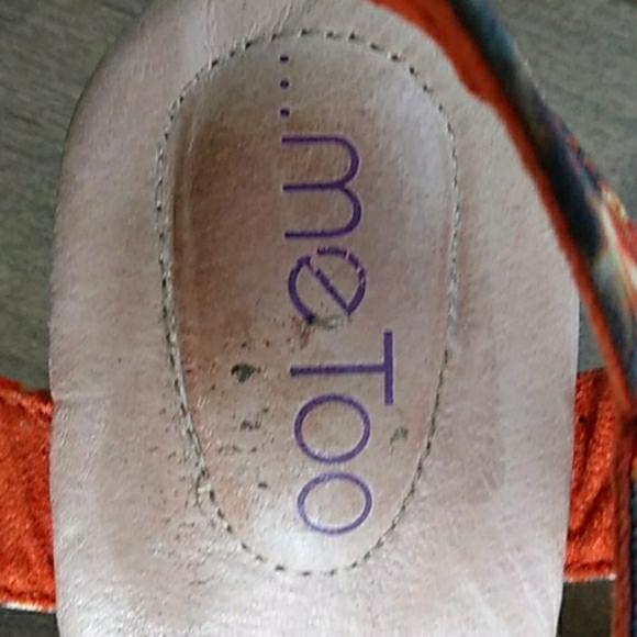 ME TOO PRINT ESPRIDRILLE WEDGE SANDALS 8.5 - Picture 5 of 8